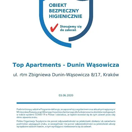 - Dunin Wąsowicza Apartament Kraków